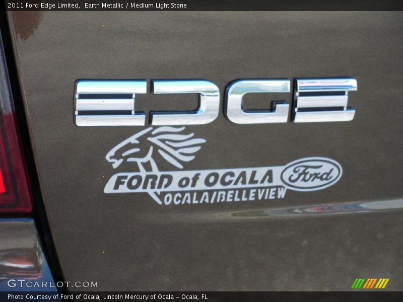 Earth Metallic / Medium Light Stone 2011 Ford Edge Limited
