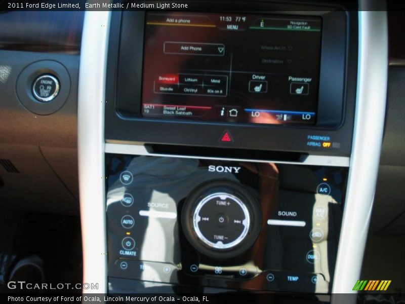 Earth Metallic / Medium Light Stone 2011 Ford Edge Limited