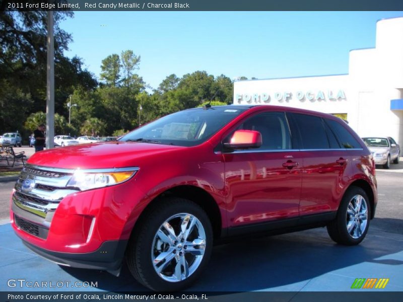 Red Candy Metallic / Charcoal Black 2011 Ford Edge Limited