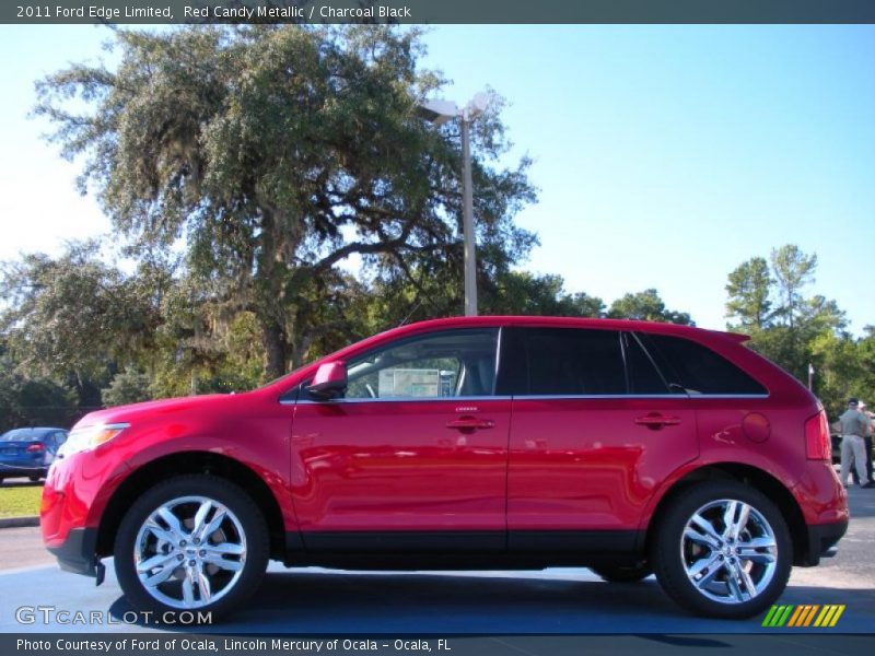 Red Candy Metallic / Charcoal Black 2011 Ford Edge Limited