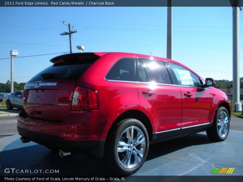 Red Candy Metallic / Charcoal Black 2011 Ford Edge Limited