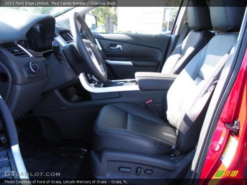 Red Candy Metallic / Charcoal Black 2011 Ford Edge Limited