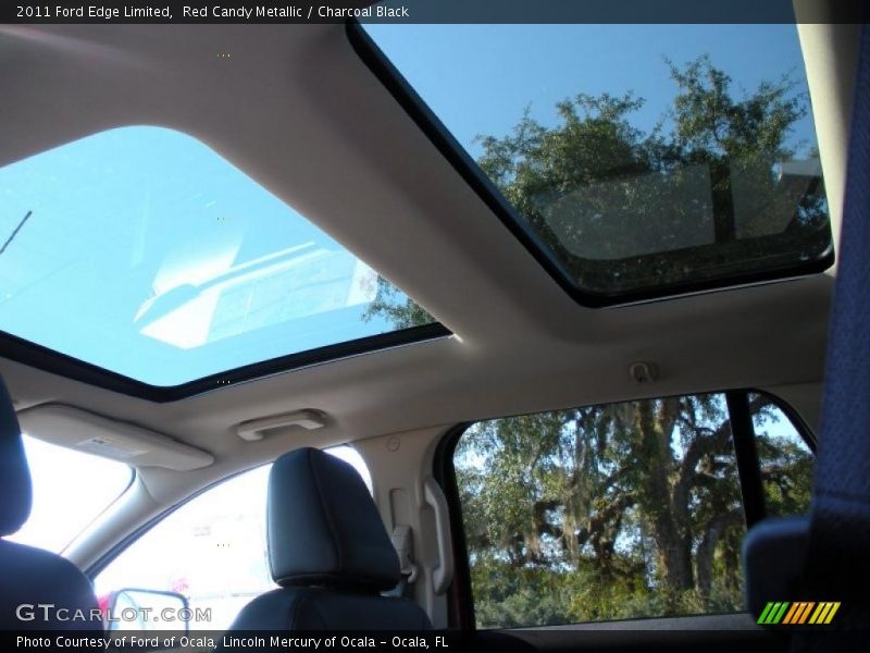 Red Candy Metallic / Charcoal Black 2011 Ford Edge Limited