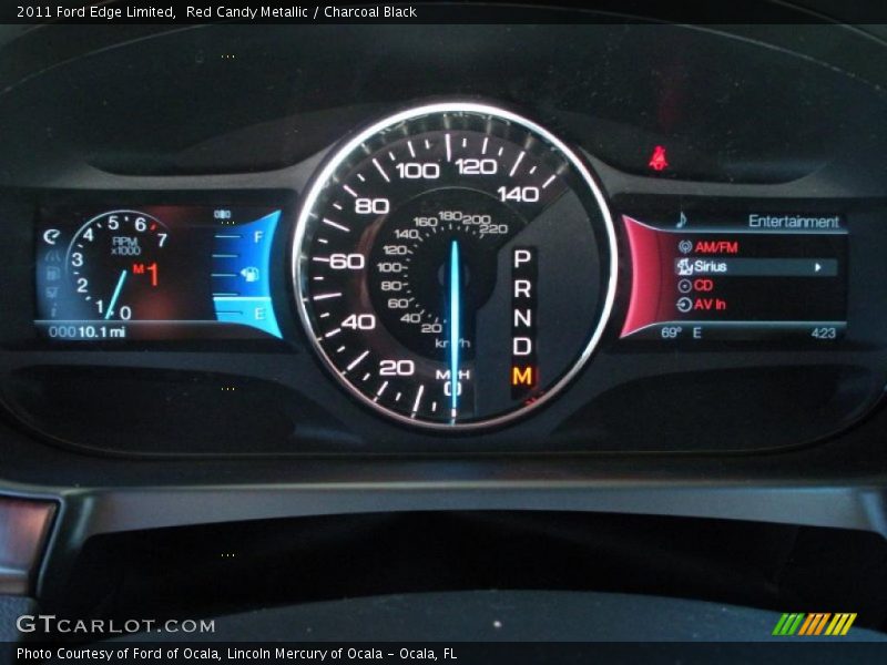 Red Candy Metallic / Charcoal Black 2011 Ford Edge Limited