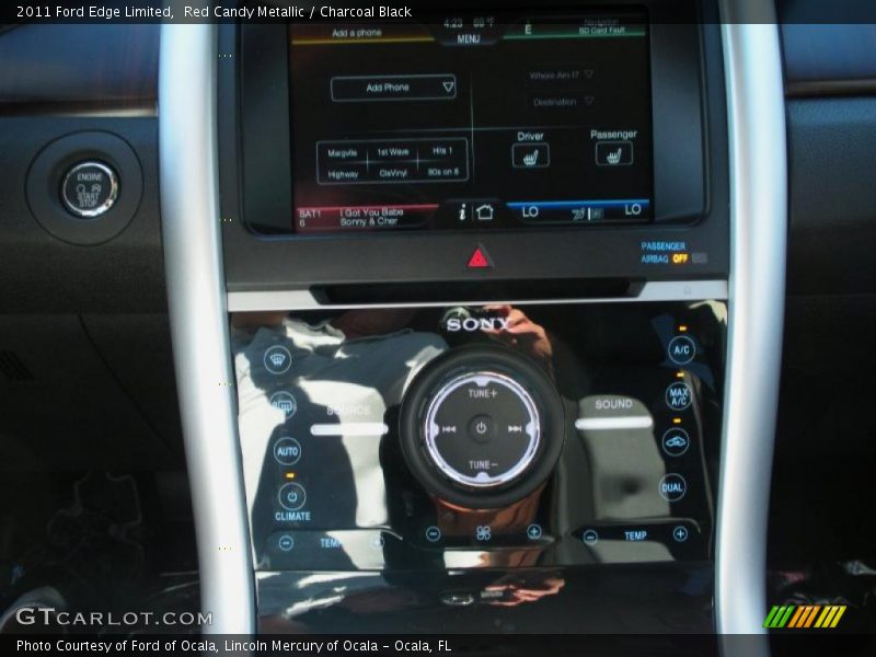 Red Candy Metallic / Charcoal Black 2011 Ford Edge Limited
