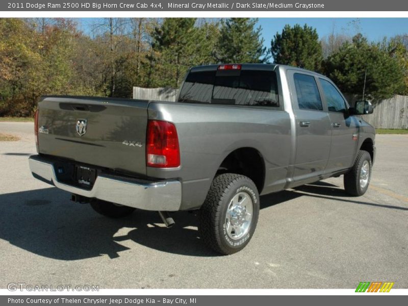 Mineral Gray Metallic / Dark Slate/Medium Graystone 2011 Dodge Ram 2500 HD Big Horn Crew Cab 4x4