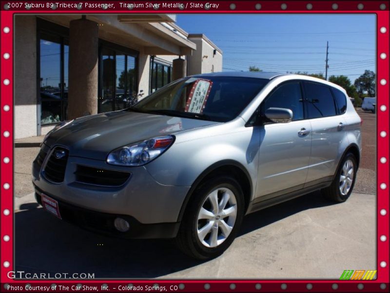 Titanium Silver Metallic / Slate Gray 2007 Subaru B9 Tribeca 7 Passenger