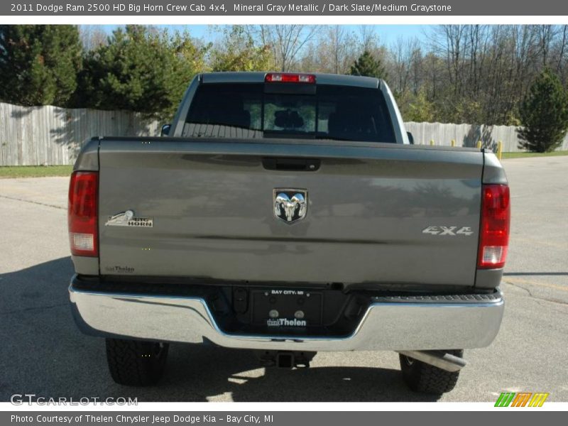 Mineral Gray Metallic / Dark Slate/Medium Graystone 2011 Dodge Ram 2500 HD Big Horn Crew Cab 4x4