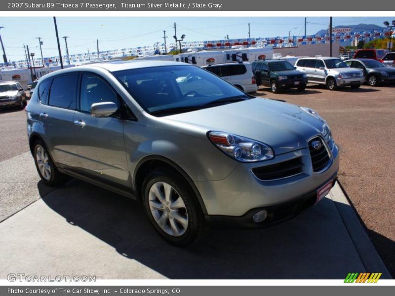 Titanium Silver Metallic / Slate Gray 2007 Subaru B9 Tribeca 7 Passenger
