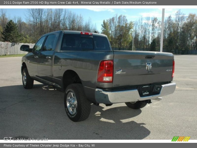 Mineral Gray Metallic / Dark Slate/Medium Graystone 2011 Dodge Ram 2500 HD Big Horn Crew Cab 4x4