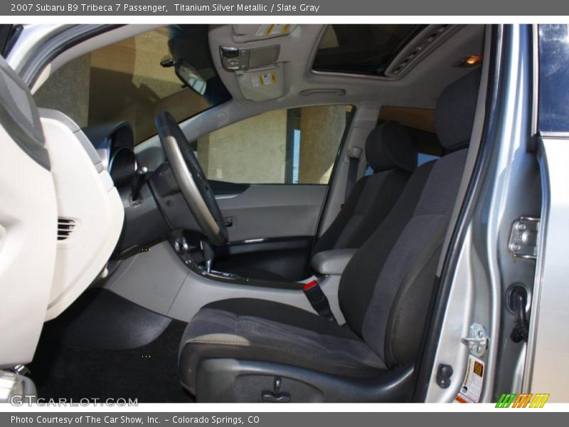 Titanium Silver Metallic / Slate Gray 2007 Subaru B9 Tribeca 7 Passenger