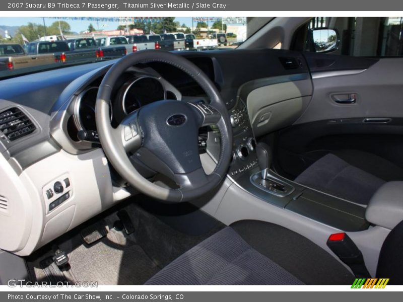 Titanium Silver Metallic / Slate Gray 2007 Subaru B9 Tribeca 7 Passenger