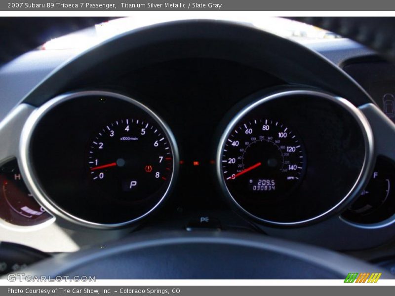 Titanium Silver Metallic / Slate Gray 2007 Subaru B9 Tribeca 7 Passenger