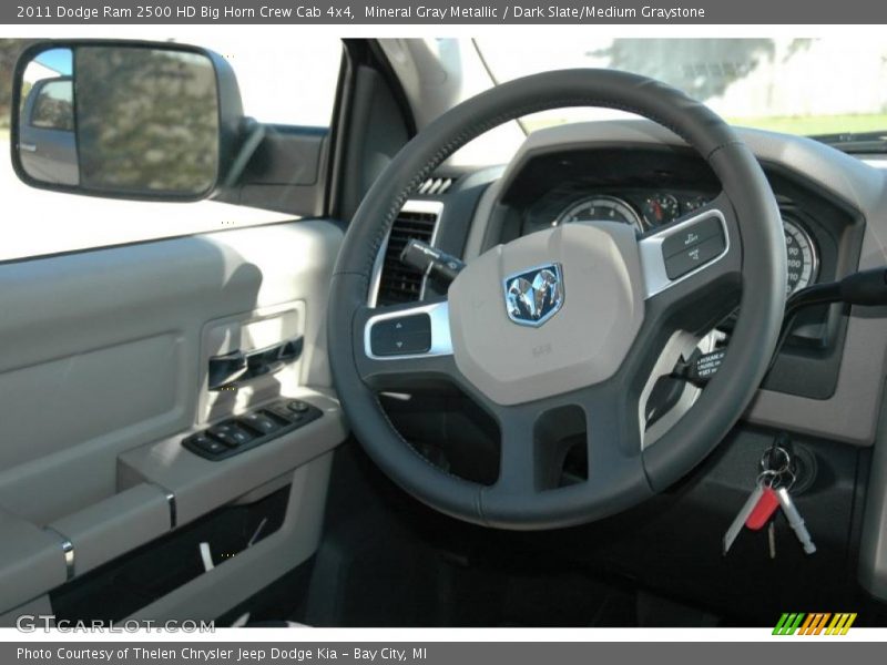 Mineral Gray Metallic / Dark Slate/Medium Graystone 2011 Dodge Ram 2500 HD Big Horn Crew Cab 4x4