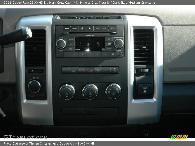 Mineral Gray Metallic / Dark Slate/Medium Graystone 2011 Dodge Ram 2500 HD Big Horn Crew Cab 4x4