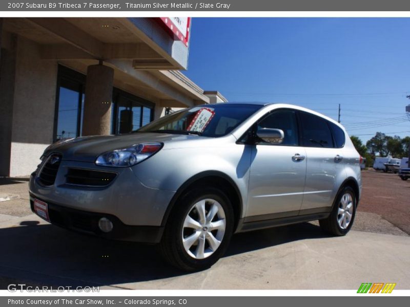 Titanium Silver Metallic / Slate Gray 2007 Subaru B9 Tribeca 7 Passenger