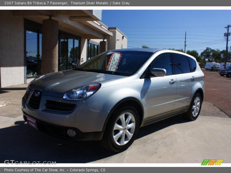 Titanium Silver Metallic / Slate Gray 2007 Subaru B9 Tribeca 7 Passenger