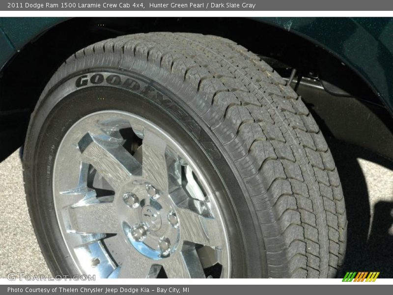 Hunter Green Pearl / Dark Slate Gray 2011 Dodge Ram 1500 Laramie Crew Cab 4x4