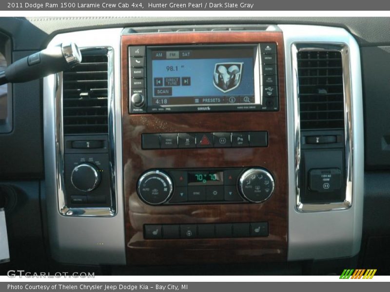 Hunter Green Pearl / Dark Slate Gray 2011 Dodge Ram 1500 Laramie Crew Cab 4x4