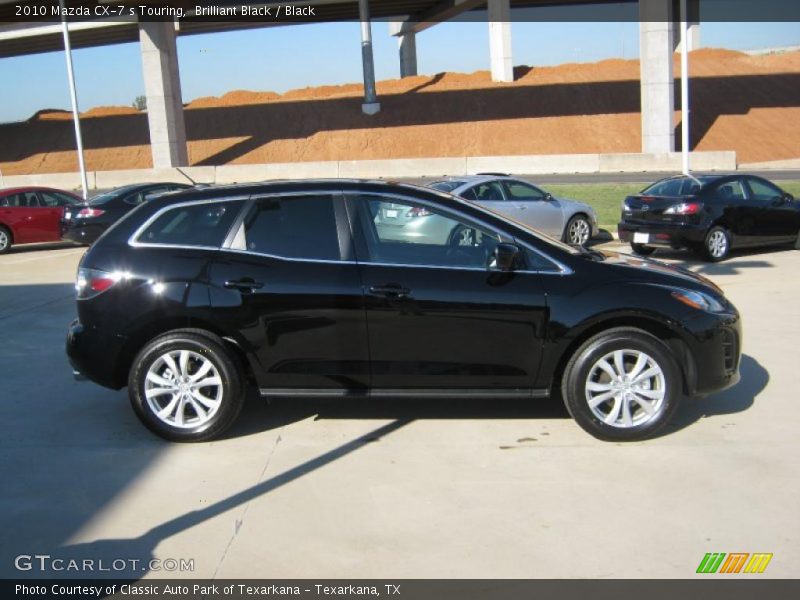 Brilliant Black / Black 2010 Mazda CX-7 s Touring