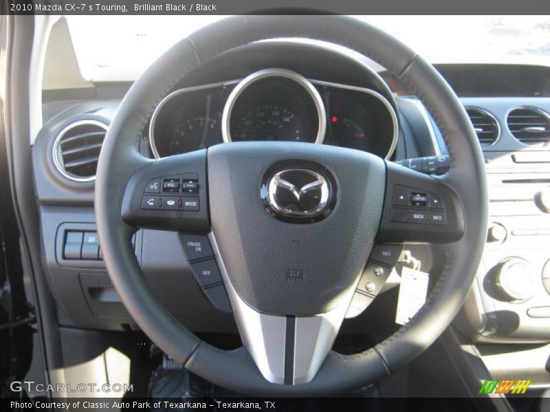 Brilliant Black / Black 2010 Mazda CX-7 s Touring