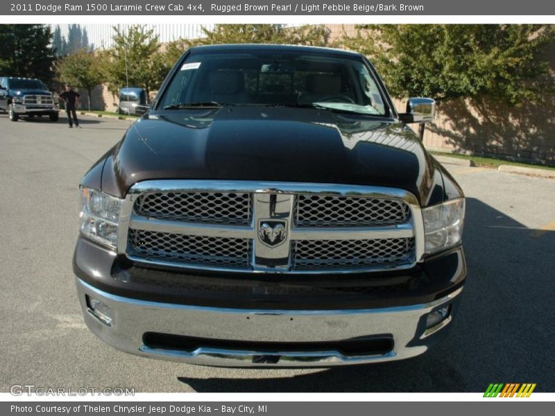 Rugged Brown Pearl / Light Pebble Beige/Bark Brown 2011 Dodge Ram 1500 Laramie Crew Cab 4x4