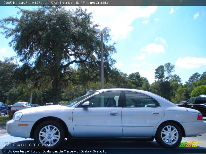 Silver Frost Metallic / Medium Graphite 2005 Mercury Sable LS Sedan