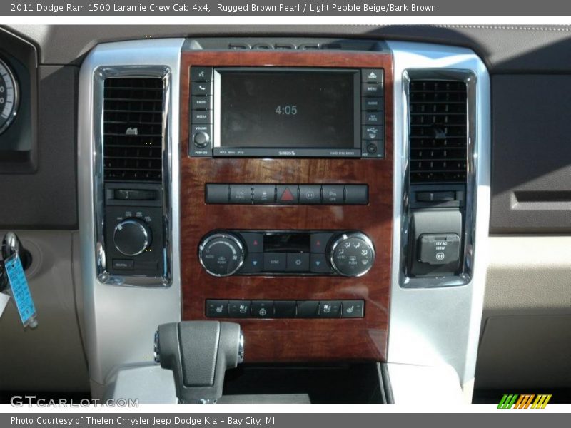 Rugged Brown Pearl / Light Pebble Beige/Bark Brown 2011 Dodge Ram 1500 Laramie Crew Cab 4x4