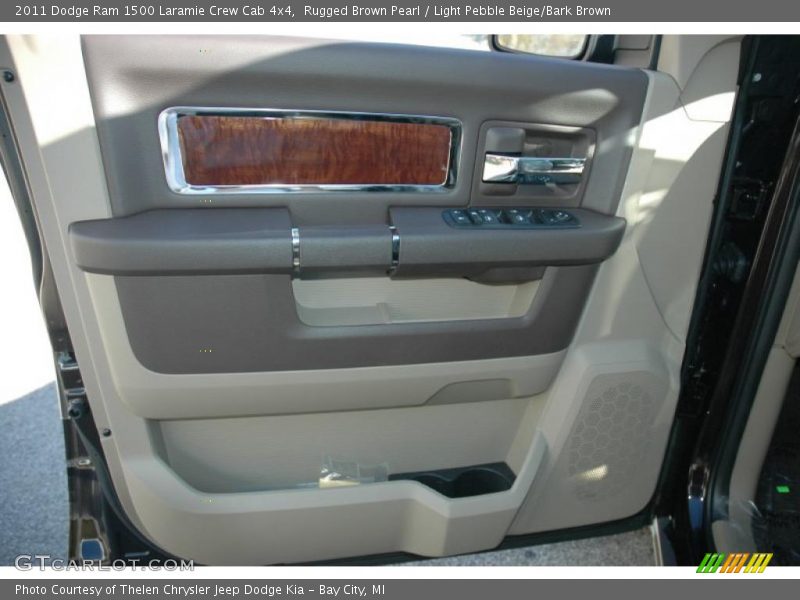 Rugged Brown Pearl / Light Pebble Beige/Bark Brown 2011 Dodge Ram 1500 Laramie Crew Cab 4x4