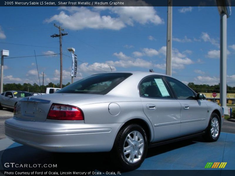 Silver Frost Metallic / Medium Graphite 2005 Mercury Sable LS Sedan