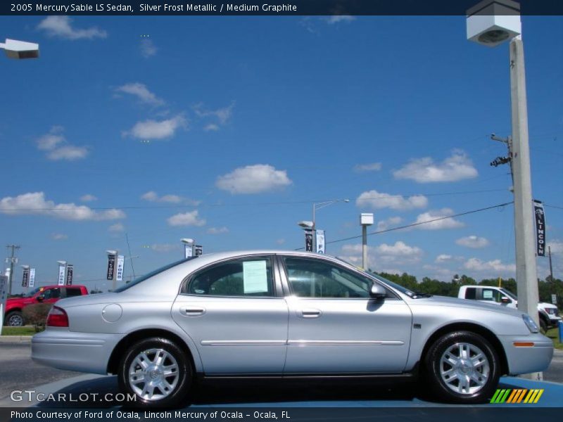 Silver Frost Metallic / Medium Graphite 2005 Mercury Sable LS Sedan