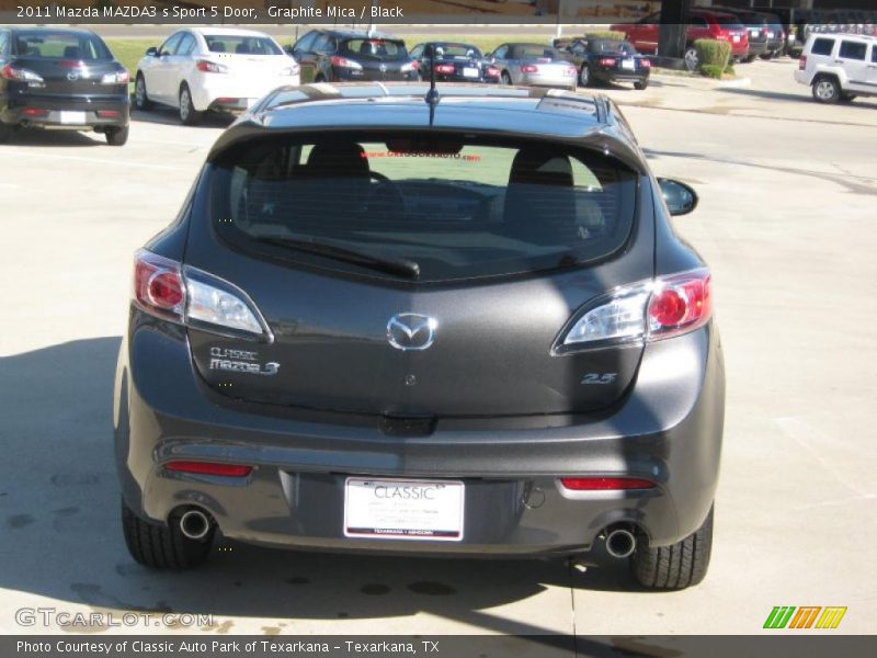 Graphite Mica / Black 2011 Mazda MAZDA3 s Sport 5 Door