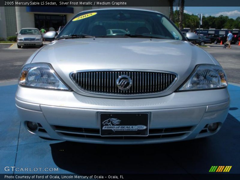 Silver Frost Metallic / Medium Graphite 2005 Mercury Sable LS Sedan