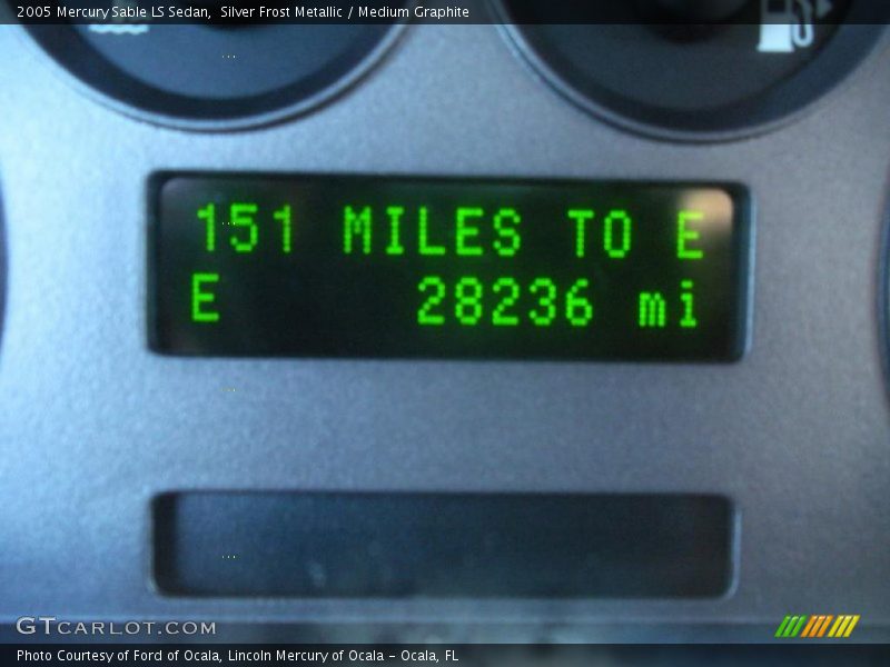 Silver Frost Metallic / Medium Graphite 2005 Mercury Sable LS Sedan