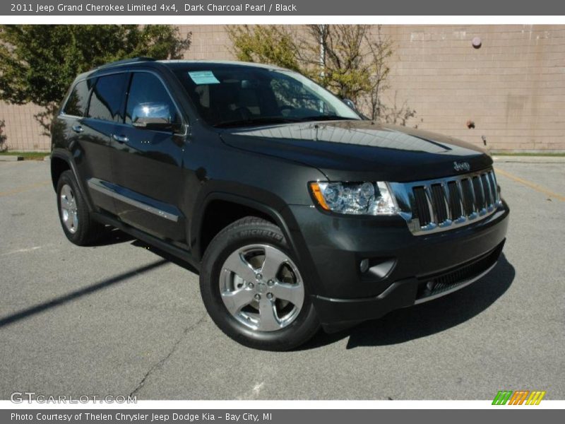 Dark Charcoal Pearl / Black 2011 Jeep Grand Cherokee Limited 4x4