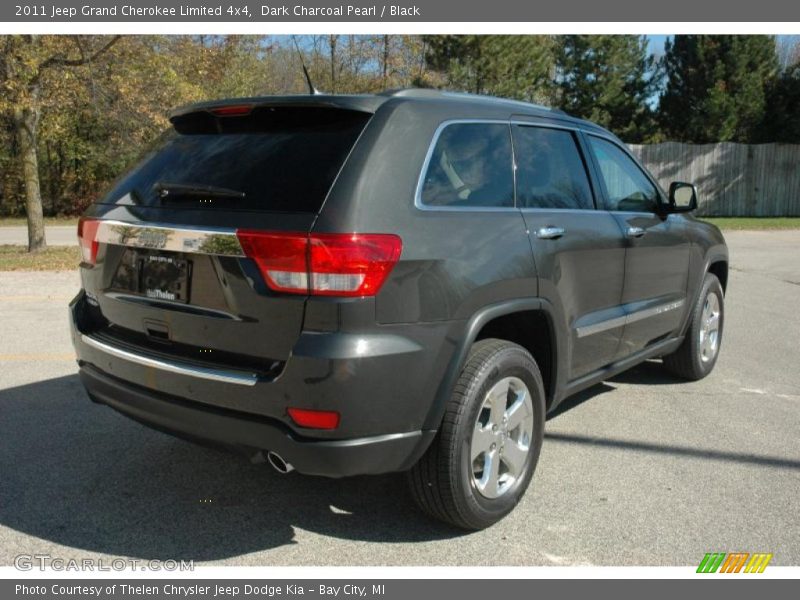 Dark Charcoal Pearl / Black 2011 Jeep Grand Cherokee Limited 4x4