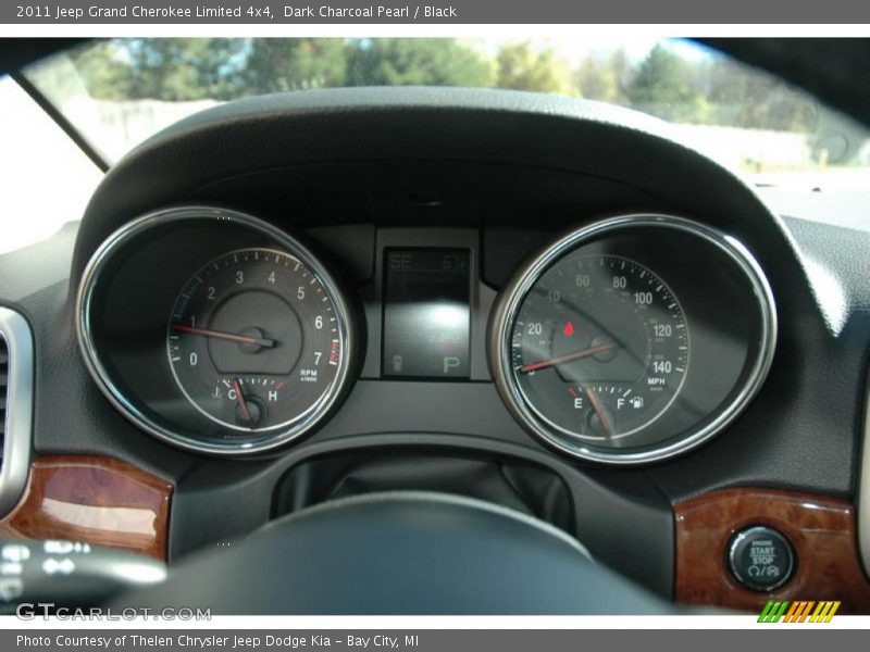 Dark Charcoal Pearl / Black 2011 Jeep Grand Cherokee Limited 4x4