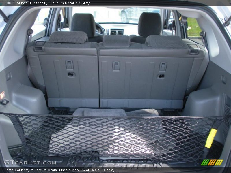 Platinum Metallic / Gray 2007 Hyundai Tucson SE