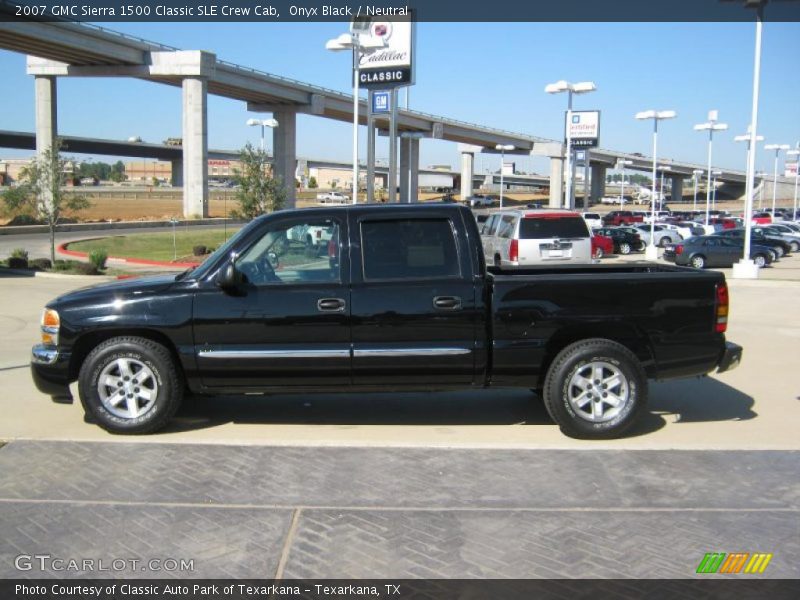 Onyx Black / Neutral 2007 GMC Sierra 1500 Classic SLE Crew Cab