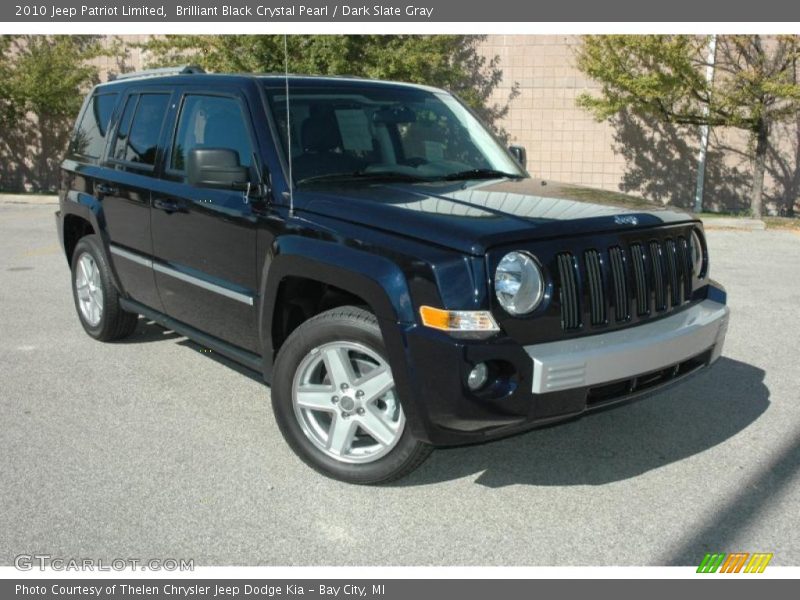 Brilliant Black Crystal Pearl / Dark Slate Gray 2010 Jeep Patriot Limited