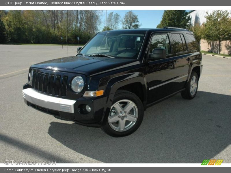 Brilliant Black Crystal Pearl / Dark Slate Gray 2010 Jeep Patriot Limited
