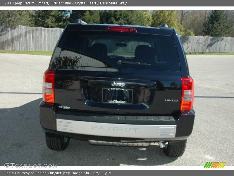Brilliant Black Crystal Pearl / Dark Slate Gray 2010 Jeep Patriot Limited