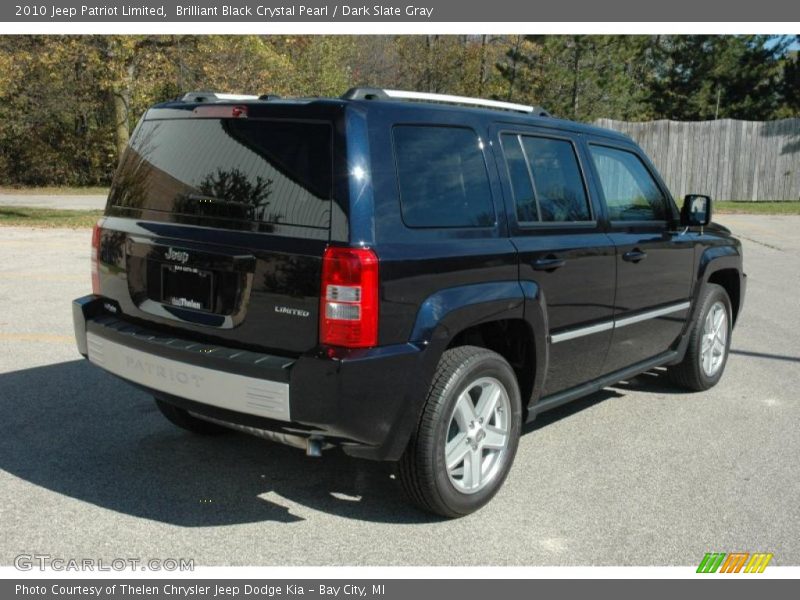 Brilliant Black Crystal Pearl / Dark Slate Gray 2010 Jeep Patriot Limited