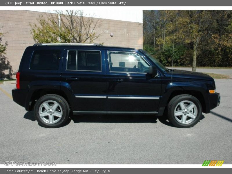 Brilliant Black Crystal Pearl / Dark Slate Gray 2010 Jeep Patriot Limited