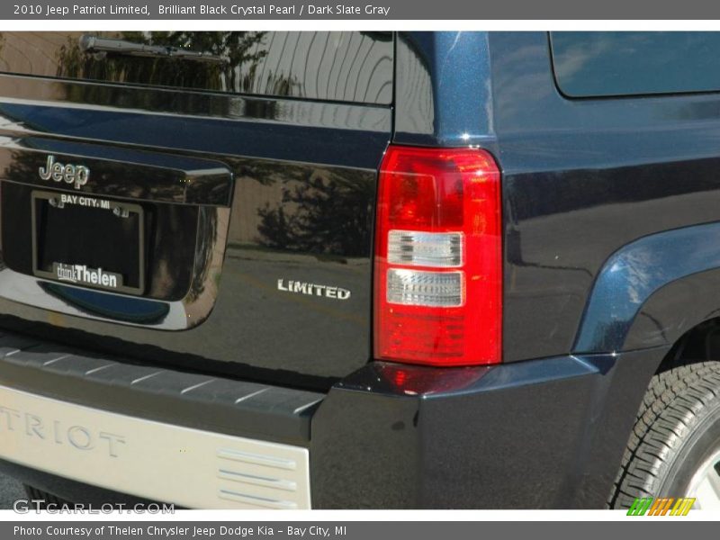 Brilliant Black Crystal Pearl / Dark Slate Gray 2010 Jeep Patriot Limited