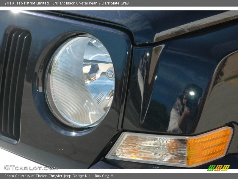Brilliant Black Crystal Pearl / Dark Slate Gray 2010 Jeep Patriot Limited