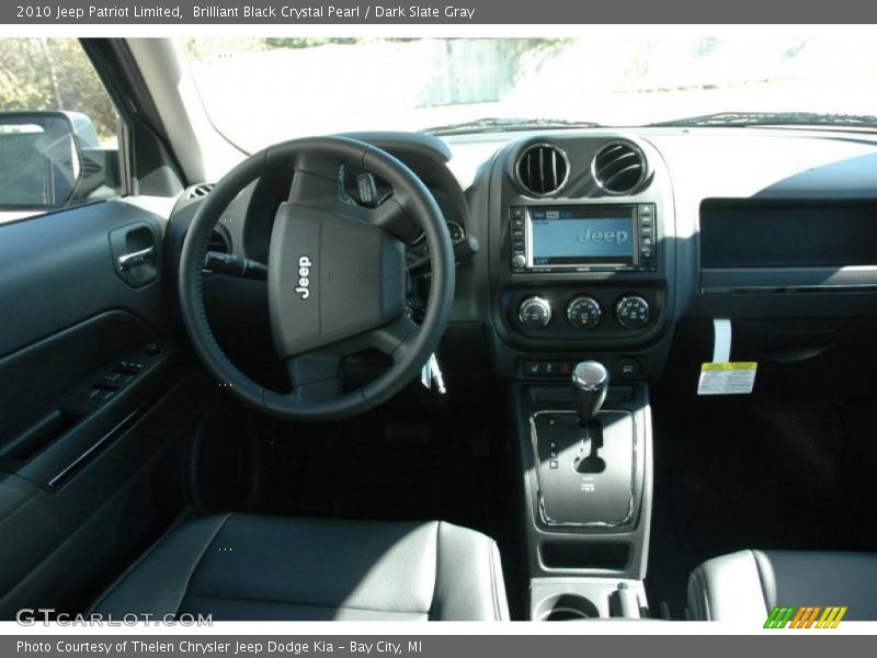 Brilliant Black Crystal Pearl / Dark Slate Gray 2010 Jeep Patriot Limited