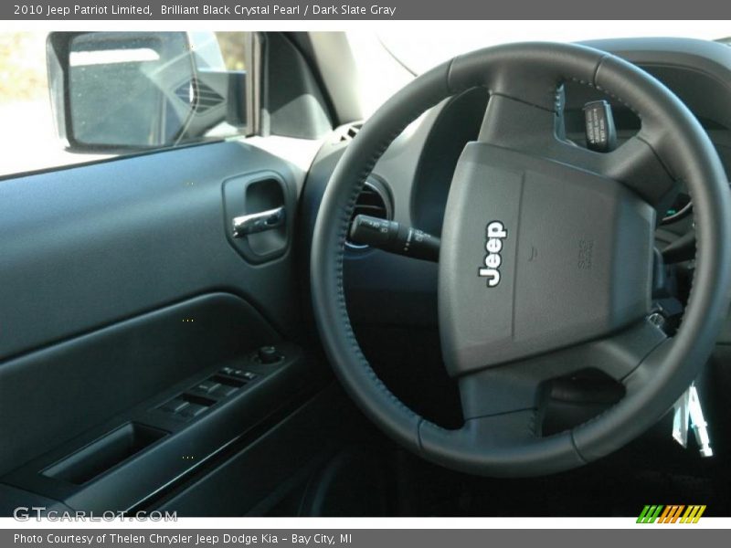 Brilliant Black Crystal Pearl / Dark Slate Gray 2010 Jeep Patriot Limited