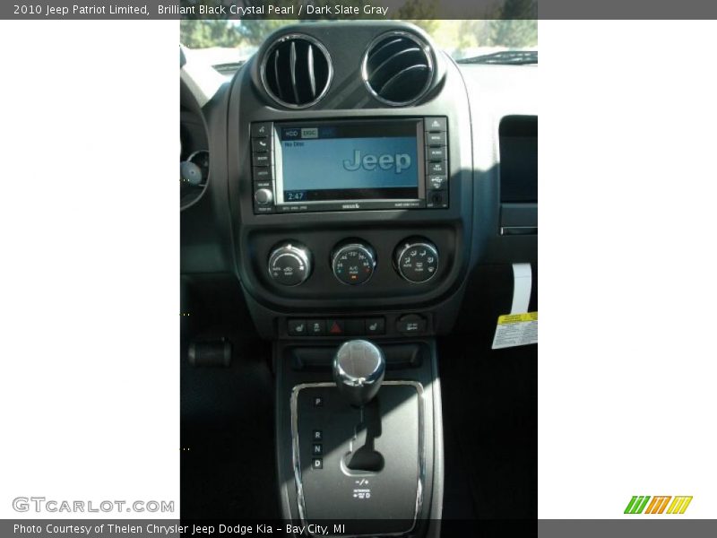 Brilliant Black Crystal Pearl / Dark Slate Gray 2010 Jeep Patriot Limited