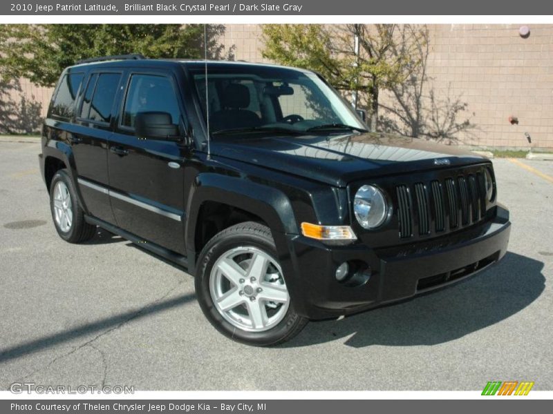 Brilliant Black Crystal Pearl / Dark Slate Gray 2010 Jeep Patriot Latitude